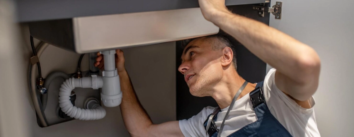 Airstream plumber diagnosing a fixture in a Nashville home